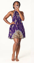 Backless Dera Halter Mini Dress - Dera by Passion
