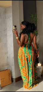 Paradise Backless Dera Maxi Dress - Dera by Passion