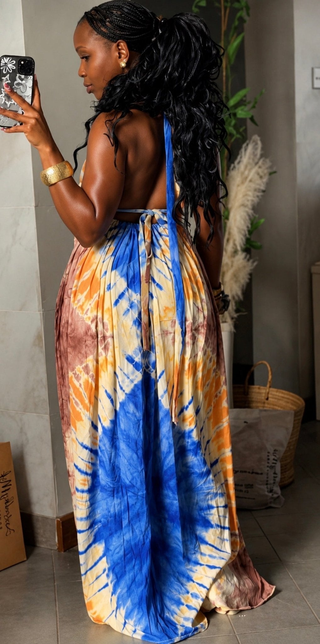 Paradise Backless Dera Maxi Dress - Dera by Passion