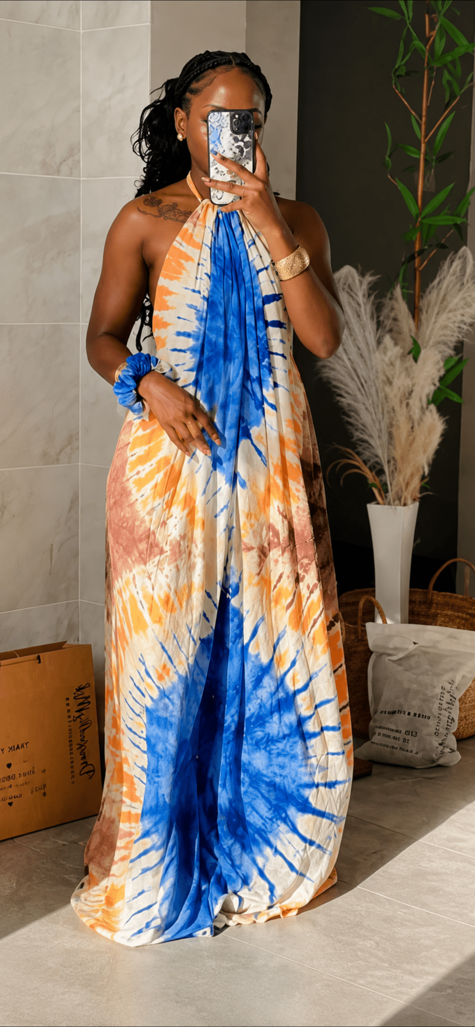 Paradise Backless Dera Maxi Dress - Dera by Passion